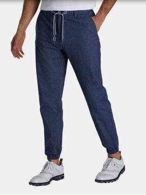 FOOT-JOY x TODD SNYDER New York Jogger Seersucker Striped Pants M